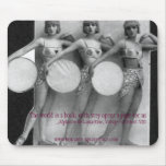 French Showgirls Mousepad