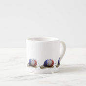 French snails espresso mug
