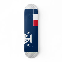 French Southern And Antarctic Lands Flag skateboards by coolcountry French Southern And Antarctic Lands Flag skateboards