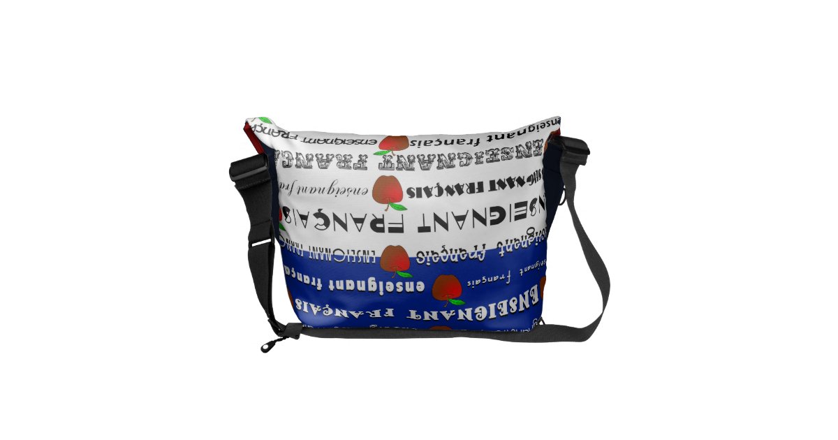 French Teacher Messenger Bag Zazzle