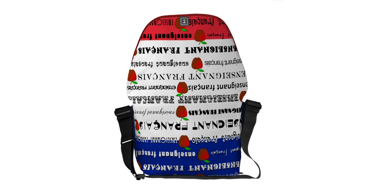 French Teacher Messenger Bag Zazzle