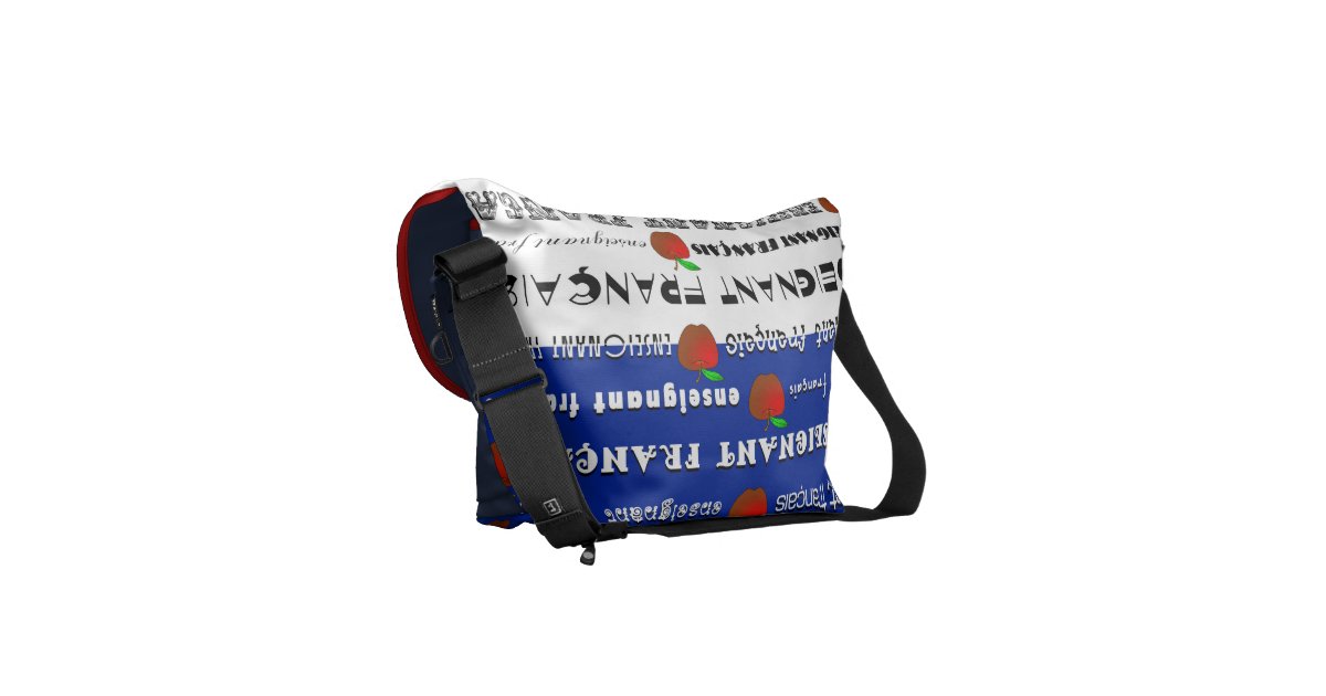 French Teacher Messenger Bag Zazzle