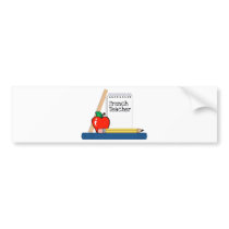 French Teacher (Notebook) bumper stickers