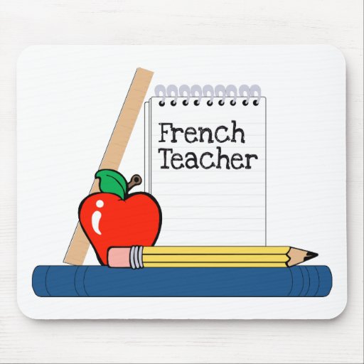 French Teacher (Notebook) Mouse Pads