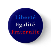 French Theme Party Favor - Revolutionary Button