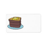 french toast personalized address labels