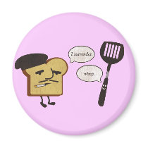 French Toast vs. Spatula magnets