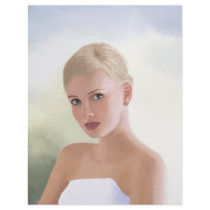 French Vampire Lady Letterhead Design