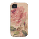 French Victorian Pink Rose iPhone 4/4S Case