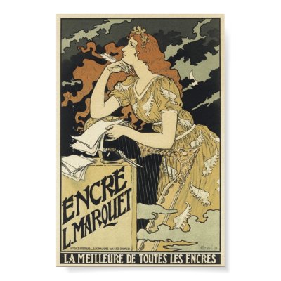 art deco posters. French Vintage Art Nouveau