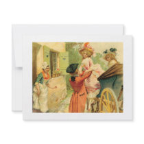 French Vintage Carriage 18th Century Invitation by lapapeteriedeParis French Vintage Carriage 18th Century Invitation