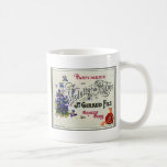 French Violette Perfume Label Coffee Mugs