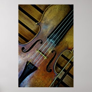 French Violin Posters