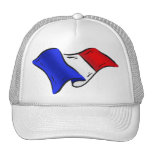 French wavy flag for lovers of France Mesh Hat
