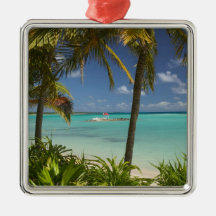 French West Indies, Guadaloupe, Grande Terre, 2 Christmas Tree Ornaments