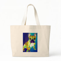Frenchie #2 tote bags