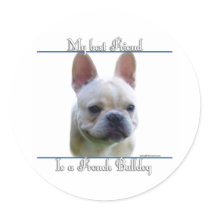 Frenchie Best Friend 2 - Sticker