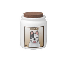 Frenchie Cartoon Candy Dish