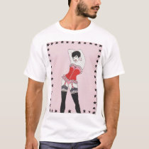 Frenchie Pop Art Pin-up t-shirts