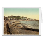 Frente de mar, Dover, Inglaterra Photochrom raro Tarjeton