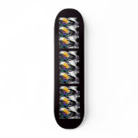 frenzo colored flowers skateboard decks