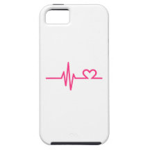 Frequency heart love iPhone 5 cover