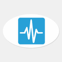 Frequency pulse heartbeat stickers