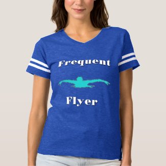 Frequent Flyer Swim Ladies T-Shirt