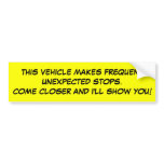 Frequent Stops bumper stickers