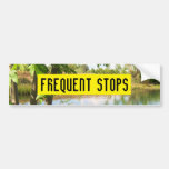 FREQUENT STOPS bumper sticker