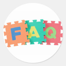 Frequently Asked Questions Sticker