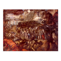 Frerico II Gonzaga conquered Parma by Tintoretto Post Cards