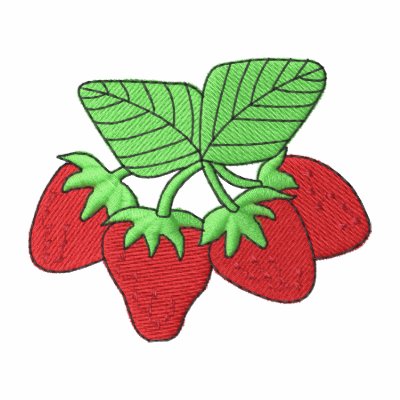 Fresas Sudadera Bordada Con Capucha Fresas Sudadera Bordada Con Capucha