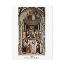 Fresco By Bernardino Di Betto Postcard