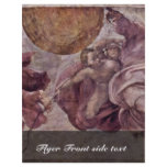 Fresco In The Sistine Chapel. The Creation Of The Flyer Design