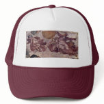 Fresco In The Sistine Chapel. The Creation Of The Mesh Hats