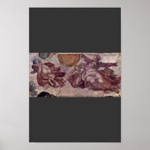 Fresco In The Sistine Chapel. The Creation Of The Poster