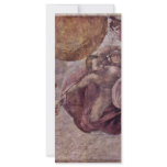 Fresco In The Sistine Chapel. The Creation Of The Rack Card Template