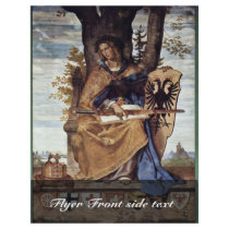 Fresco In The Stadel Institute Right Side Scene Full Color Flyer