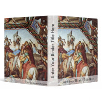 Frescoes At Casa Massimo In Rome Ariosto Hall Vaul Vinyl Binders