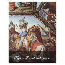 Frescoes At Casa Massimo In Rome Ariosto Hall Vaul Personalized Flyer