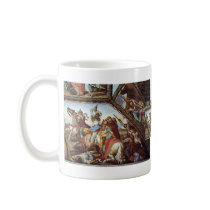 Frescoes At Casa Massimo In Rome Ariosto Hall Vaul Mug