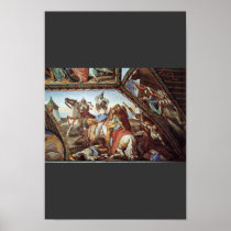Frescoes At Casa Massimo In Rome Ariosto Hall Vaul Print