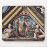 Frescoes In The Former Palazzo Bindi Segardi Tondo Mousepad