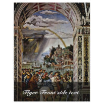 Frescoes On The Life And Deeds Flyer Design