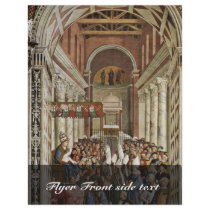 Frescoes On The Life And Deeds Of Enea Silvio Custom Flyer