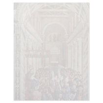 Frescoes On The Life And Deeds Of Enea Silvio Letterhead Design