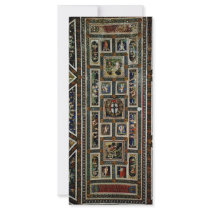 Frescoes On The Life And Deeds Of Enea Silvio Custom Rack Card