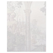 Frescoes On The Life And Deeds Of The Enea Silvio Letterhead Design