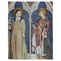 Frescoes With Scenes From The Life Of St. Martin Letterhead Template
